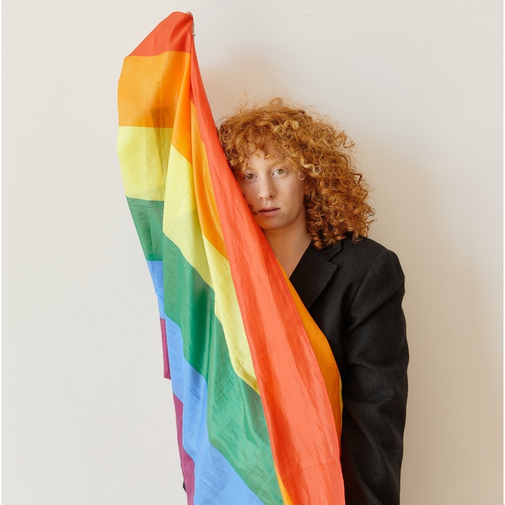 Pride flag wall hanging